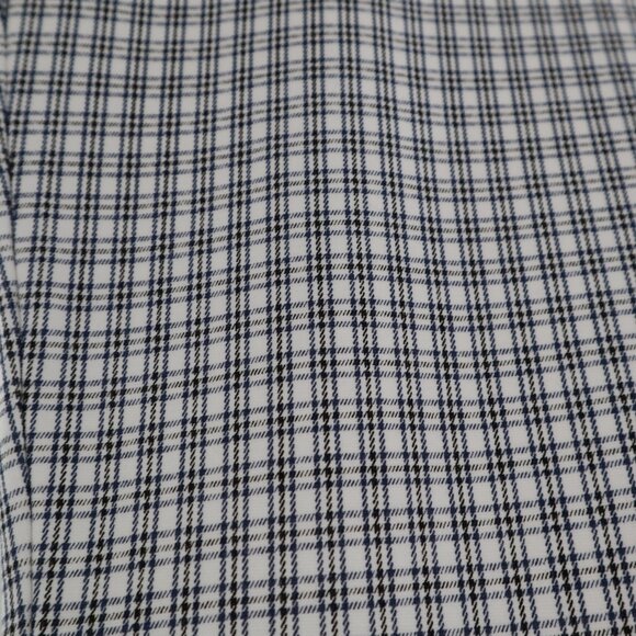 Amanda + Chelsea Capri Trousers Womens 6P White Career‎ Officecore Work Plaid - Picture 6 of 8